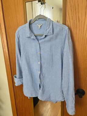 Orvis Light Blue Women's Button-Down Shirt